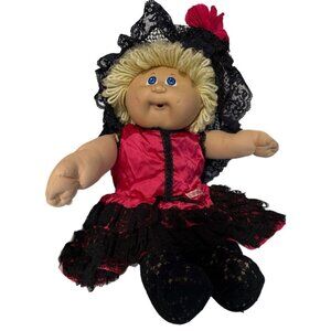 Cabbage Patch 1982 Coleco Girl Doll Blonde Hair Blue Eyes 16” CPK
